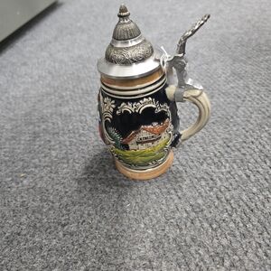 Ceramic Beer Stein with Lid